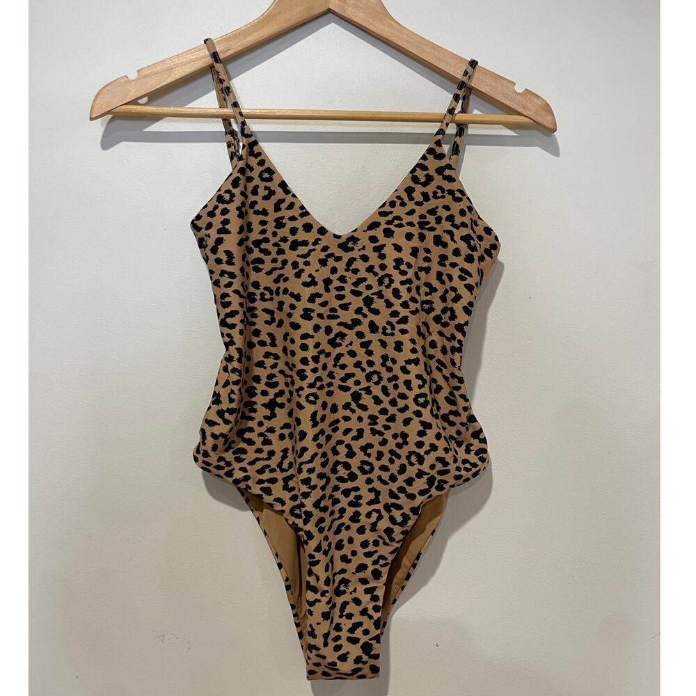 Thrills Leopard Print Tan and Black Bodysuit